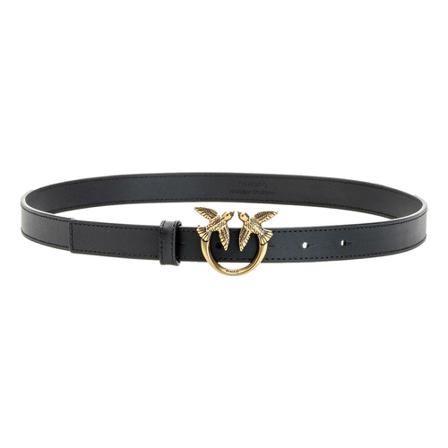Pinko Love Berry Simply Riem , Zwart , Dames , Maat: L Riemen