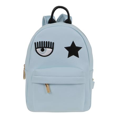 Chiara Ferragni Collection EYE Star Logo, Sketch 01 Väska blå, Dam Ryggsäckar, Dam, Storlek: ONE SIZE