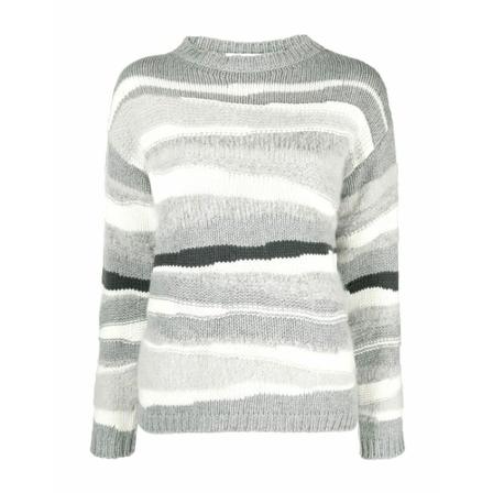Fabiana Filippi, Knitwear Grijs, Dames, Maat:L