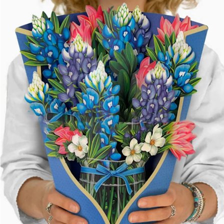 3D Pop-up Bukett Papirblomster 7 7