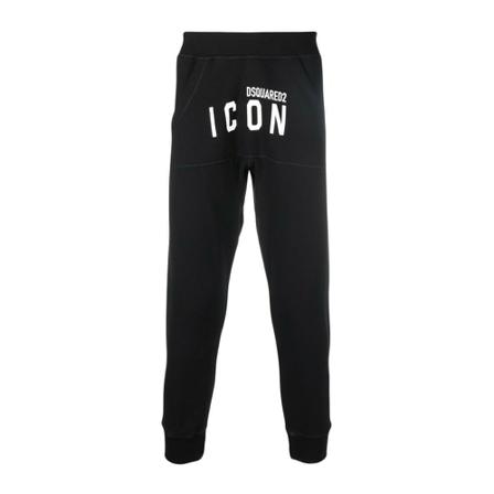 Dsquared2 Pantalon de jogging imprim Icon , Zwart , Heren , Maat: XS