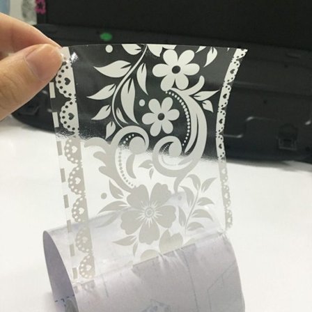 Tapet Border Transparent Window Sticker