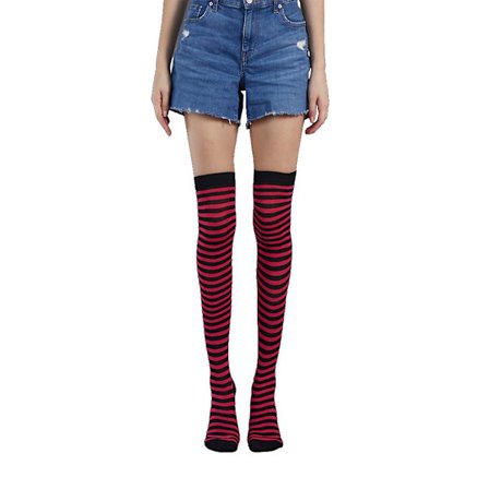 Strømper Pantyhose Lange Sokker Regnbue Lår Rollelek Fest