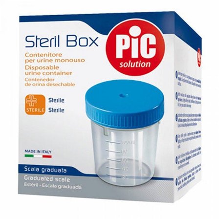 Pic Contenitore Sterile Trasparente Urine 100ml 18139