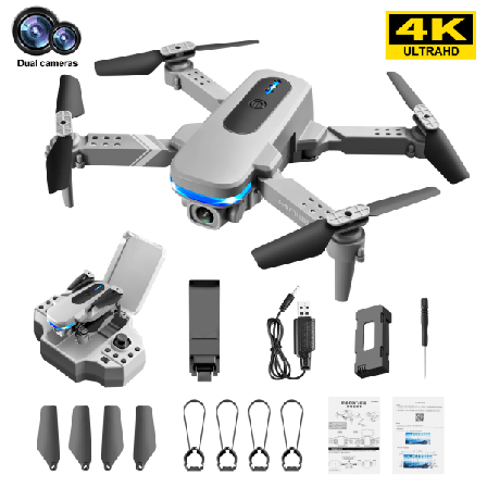 JTBBKing AE80 Drone med kamera Drone Voksen Barn Drone 1080P Drone med kamera Live Video FPV Helikopter Høydehold