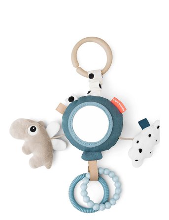 Done by Deer | To Go Activity Mirror Happy Clouds Blue | ONE SIZE