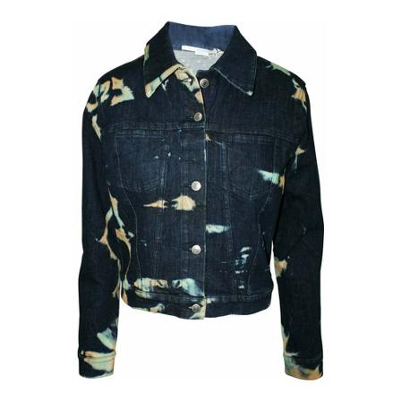 Stella McCartney Pre-owned Pre-owned Tie-dye Jakke Blå, Dame