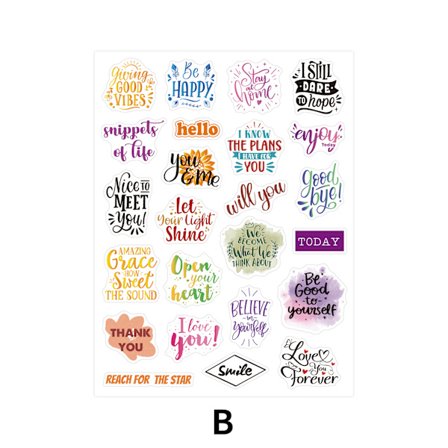 Läpinäkyvät inspiroivat käsinkirjoitetut lainaustarrat model 1