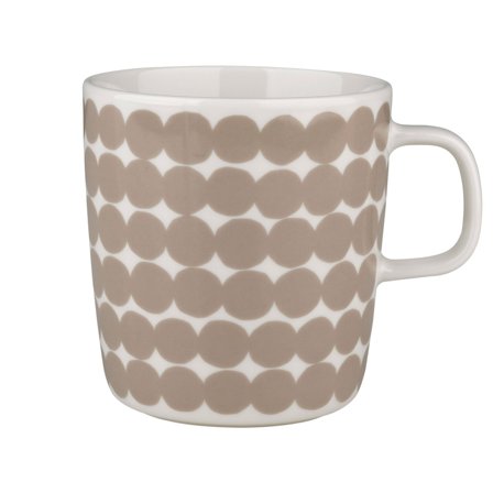 Marimekko OIVA Räsymatto mugg 4 dl, vit/beige | Dukning & Servering > Muggar & Koppar > Kopp | Bagaren och Kocken