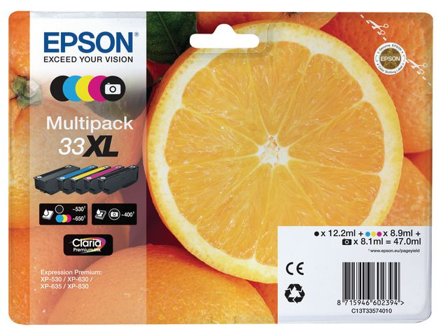 Epson Bläckpatron C13T33574010 svart 5/fp - Lyreco - Toner och bläck - Bläckpatroner - Bläckpatroner Epson