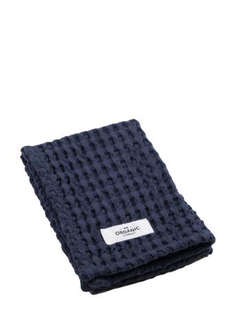 Big Waffle Limited Edition Wash Cloth Home Textiles Bathroom Textiles Towels & Bath Towels Face Towels Blå The Organic Company