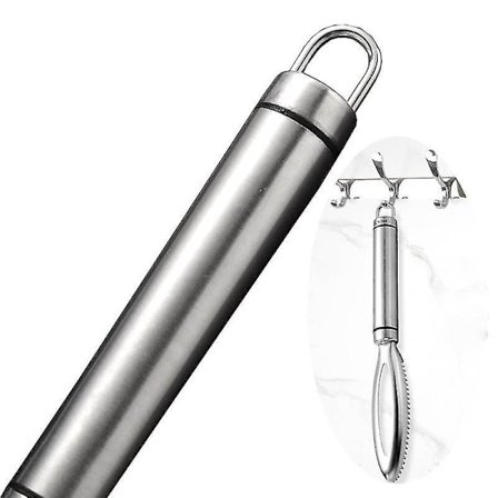 Rustfrit Fisk Skæl Skrabning Rivjern Fjern Fisk Rengøring Skræller Skraber Fisk Ben Pincet Køkken Tilbehør Værktøj