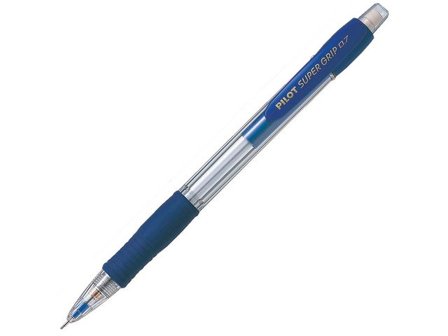 PILOT Stiftpenna, Super Grip, 0,7 mm HB-stift, pennkropp med greppzon, Blå - Lyreco - Kontorsmaterial - Pennor - Stiftpennor