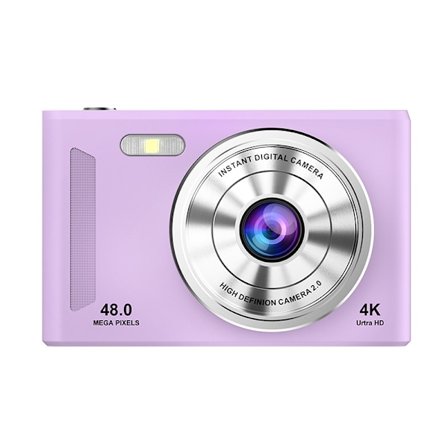 48MP tärinänestokompaktikamera teinitytöille, violetti