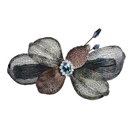 Wabjtam Store Hårspænder til Kvinder, Store Hårklemmer til Tykt Hår, Elegante Bryllupshårspænder til Kvinder, Håndlavede Tilbehør i Kobbertråd