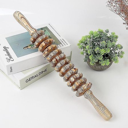 Anti-cellulite massagerulle værktøj massager lår maderoterapi træ