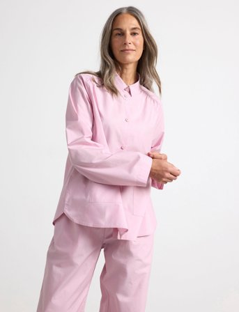 Lindex Shirt Poplin - Pink - XL