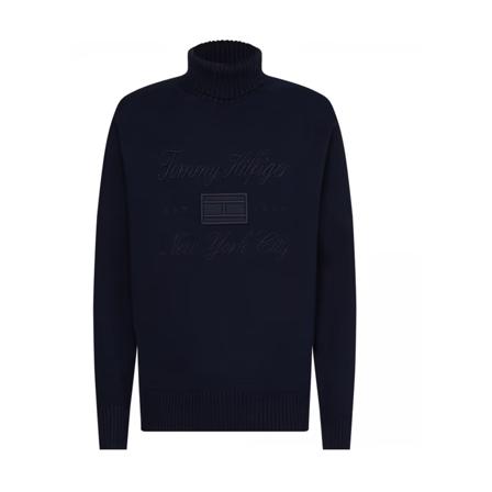 Tommy Hilfiger, Turtlenecks Blauw, Heren, Maat:L