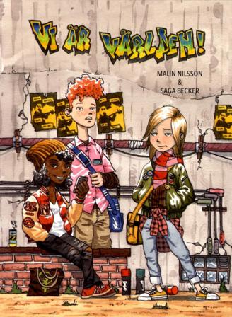 Vi är världen - Bok av Malin Nilsson & Saga Becker - Danskt band