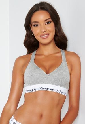 Calvin Klein CK Cotton Bralette Lift L Grey Rintaliivit Dam