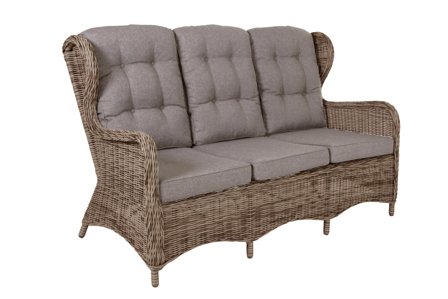 Brafab Rosita Loungesoffa 3-sits Natur, Utemöbler