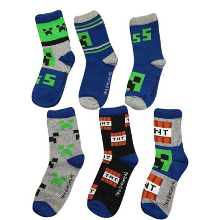 Minecraft Strumpor 6-pack Green 27/30