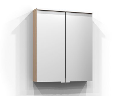 Svedbergs Sarek Spegelskåp med LED-belysning Pur Ek, Badrum