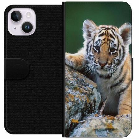 Apple Iphone 14 Plus Plånboksfodral Tiger