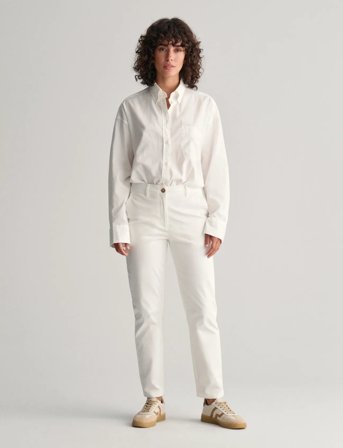 GANT Slim Chinos - White - 40