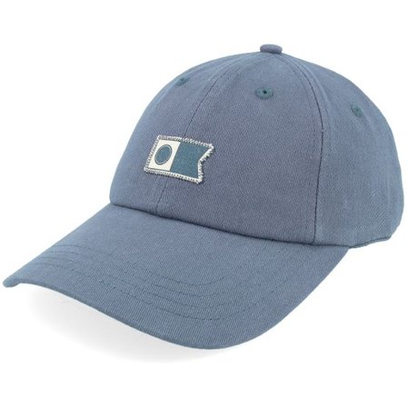 Salty Crew - Blå unconstructed Keps - Catamaran Fin Blue Dad Cap @ Hatstore