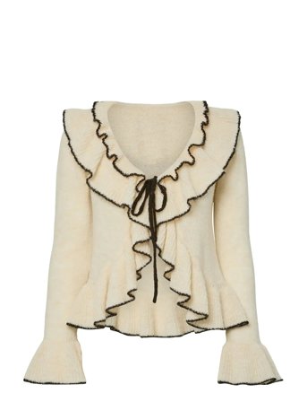 YAS Yasnana Ls Knit Cardigan S. - D2D - Cream - XL