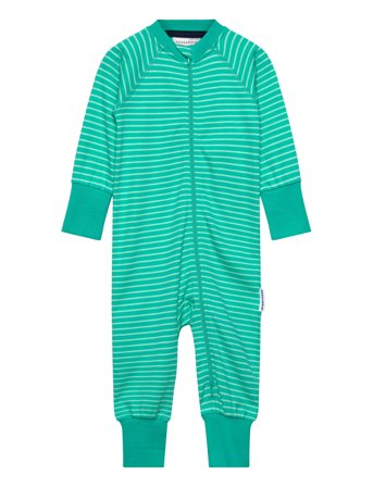 Pyjamas Two Way Zip Green Geggamoja