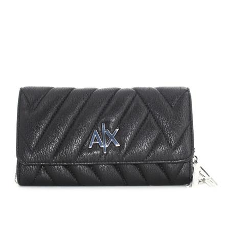 Armani Exchange Wallets Cardholders Sort, Dame Punge og Kortholder, Størrelse: ONE Size