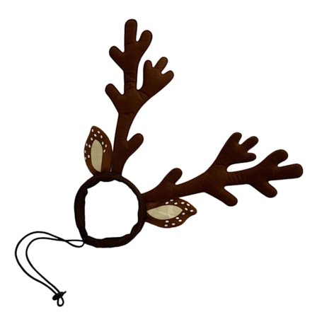 Festlige Kjæledyr Gevir Hodebånd Komfortable For Hund Julefeiring