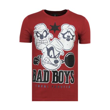 Local Fanatic - T-shirts - Röd - Herr - Storlek: S, Herr, Storlek: S