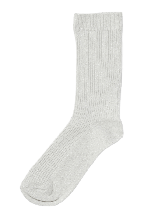 Å WOMAN Glittriga strumpor Sockor Silver 39/41
