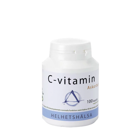 Helhetshälsa C-vitamin askorbat 100 kapsler