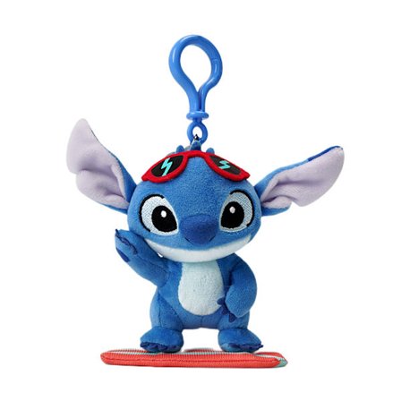 #Stitch Nøkkelring Nøkkelringer Henger Mini Figur Tegneserie Plysj Nøkkelring Tema#