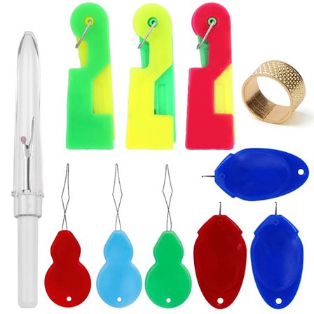 Nåletrådere med fingerbøl sæt Syværktøj Håndlavet Håndværk Sæt Forsyninger