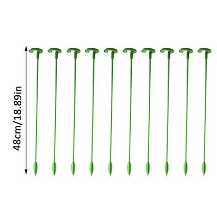 10 kpl / set Kasvien tuki Kasvien tukipylväs 48 cm