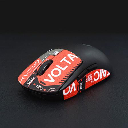 Mouse Grip Tejp Skridsko Handgjord Klistermärke Halkfri Lizard Skin Suc