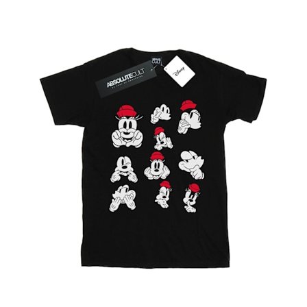 Disney Mens Minnie Mickey Photo Poses T-Shirt 4XL Svart
