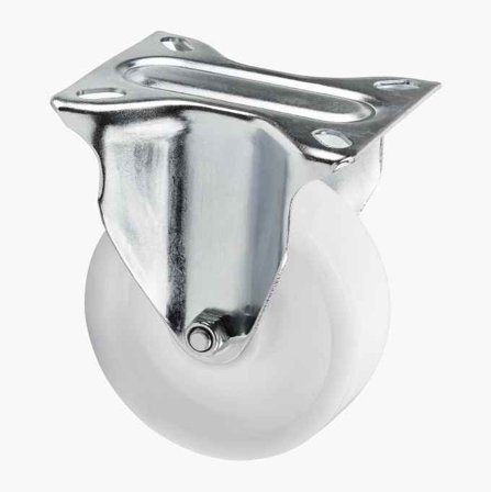 Fast Transporthjul med Glidlager 32 x 100 mm Polypropen - Biltema