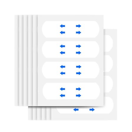 Ansigts tape til midlertidigt ansigtsløft - 60 stk