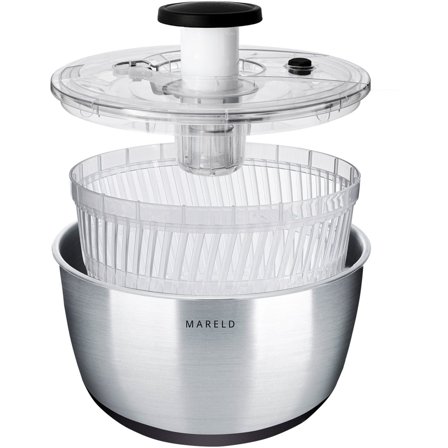 Mareld Salladsslunga Rostfritt Stål 6 liter | Matlagning > Köksredskap > Övrigt Köksredskap > Salladsslunga | Bagaren och Kocken