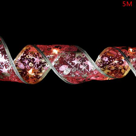 1st 1/5m Jul Led Bandljus Julgransprydnader Diy Ho