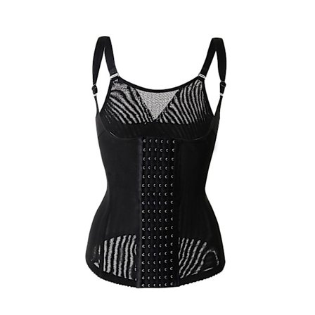 Waist trainer Kroppskorsett Dam Magkontroll Shapewear Midjeformare Väst Slimming Underkläder Bodysuits Body Shaper Bälte gördel,svart