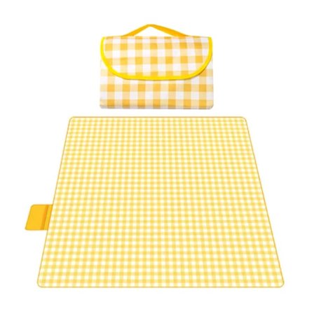 Piknikteppe 100 x 150 cm, strandteppe, piknikteppe, vask