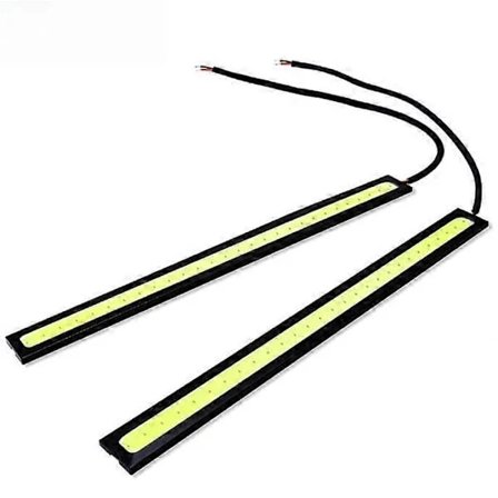 12V LED Bil Interiør Hvid Strip Lys Bar Lampe, Bil Van Campingvogn Båd. (hvid)(2stk)[CO]