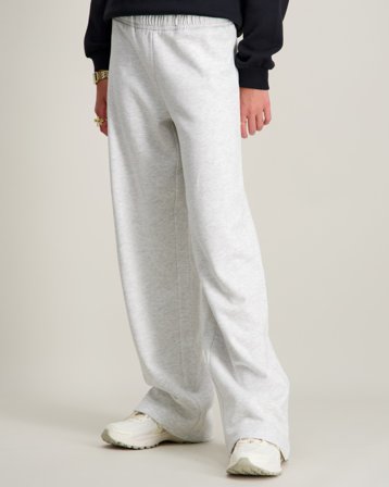 LMTD NLFNIZU BRU LW WIDE SWEAT PANT Gris Pantalons Fille - Kids Brand Store